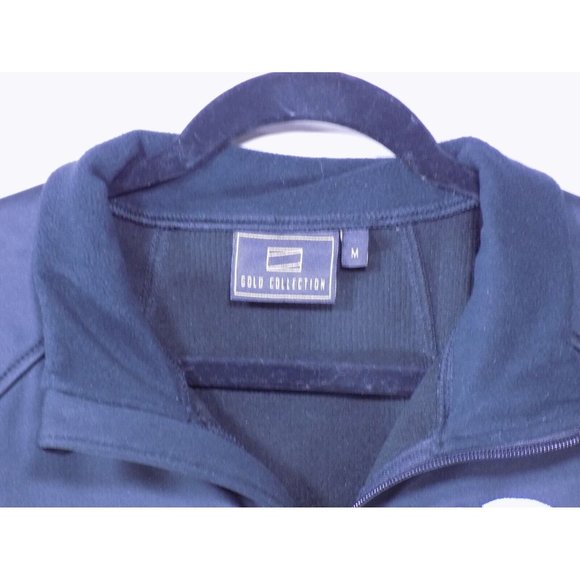 Seahawks Track Medium UNCW? Black Jacket Full Zipper Rawling Gold Collection NEW - Picture 3 of 6